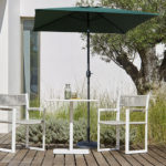 6.5 Ft Green Market/Patio Umbrella with Base Included